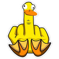Duck You - 3x4 inch Sticker