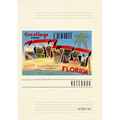 Vintage Lined Notebook Greetings from Quaint Key West, Florida