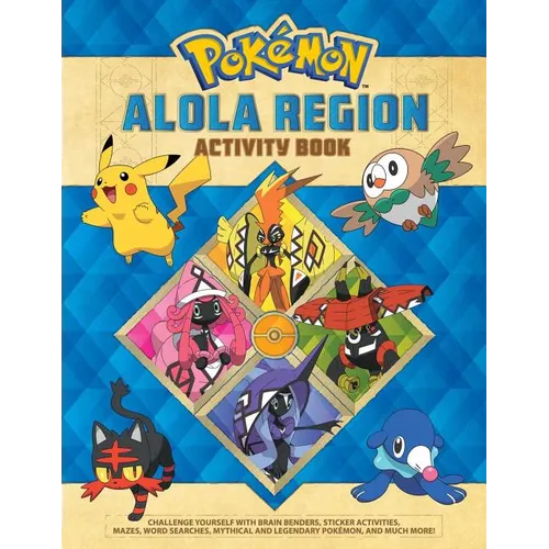 Pokémon Alola Region Activity Book - Paperback