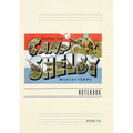 Vintage Lined Notebook Greetings from Camp Shelby