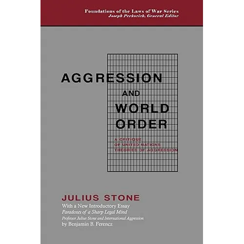 Aggression and World Order