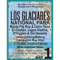 Los Glaciares National Park Map 1 Monte Fitz Roy & Cerro Torre, El Chalten, Lagos Viedma, O'Higgins & Del Desierto Trekking/Hiking/Walking Topographic - Paperback