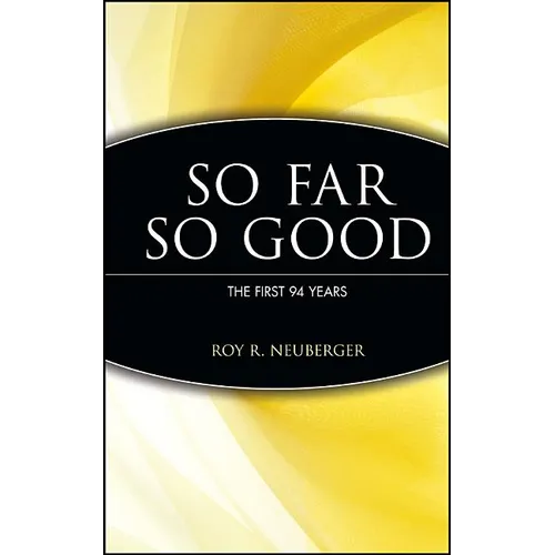So Far, So Good - Hardcover