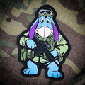 Tactical Eeyore AR15 Callsign SAD - Tactical Pooh Squad - 4" PVC Patch