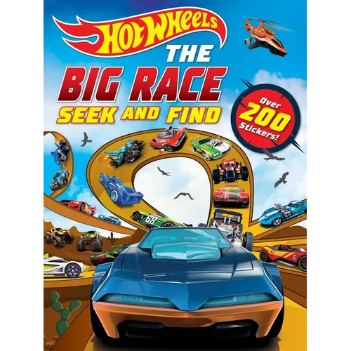 Hot Wheels: The Big Race Seek and Find - Paperback
