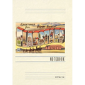 Vintage Lined Notebook Greetings from Flagstaff