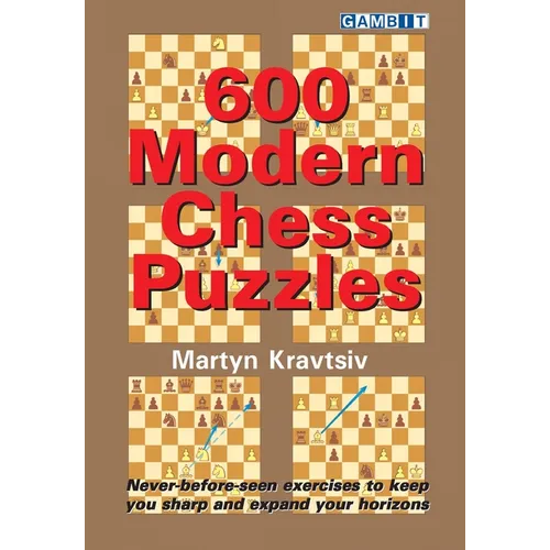 600 Modern Chess Puzzles - Paperback