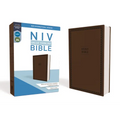 NIV, Value Thinline Bible, Imitation Leather, Brown - Imitation Leather