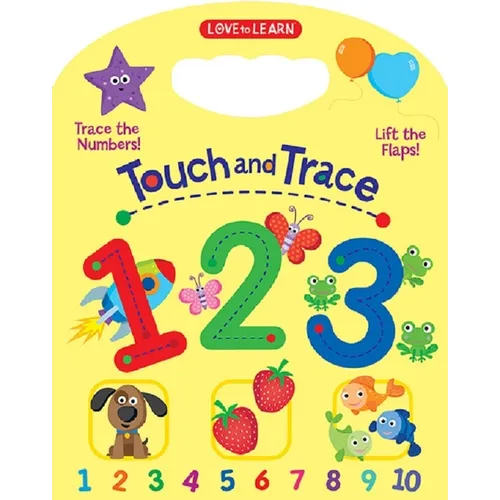 Touch & Trace - 123 - Board Book