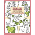 Sensu: Hanafuda-Inspired Floral Illustrations Coloring Book - Paperback