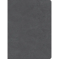 CSB He Reads Truth Bible, Smoke Leathertouch, Indexed - Imitation Leather