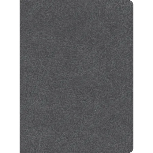 CSB He Reads Truth Bible, Smoke Leathertouch, Indexed - Imitation Leather