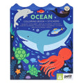 Ocean Coloring Book + Stickers - Paperback