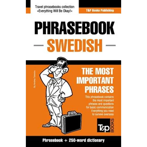 English-Swedish phrasebook and 250-word mini dictionary - Paperback