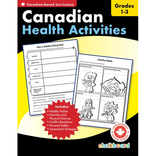 Canadian Health Activities Grades 1-3 - Paperback