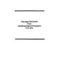 Marriages and Deaths from Lynchburg, Virginia Newspapers, 1794-1836