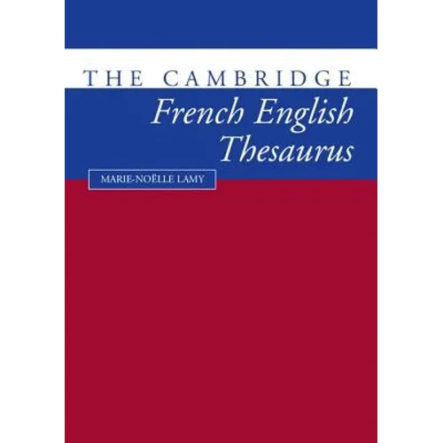 The Cambridge French-English Thesaurus - Paperback
