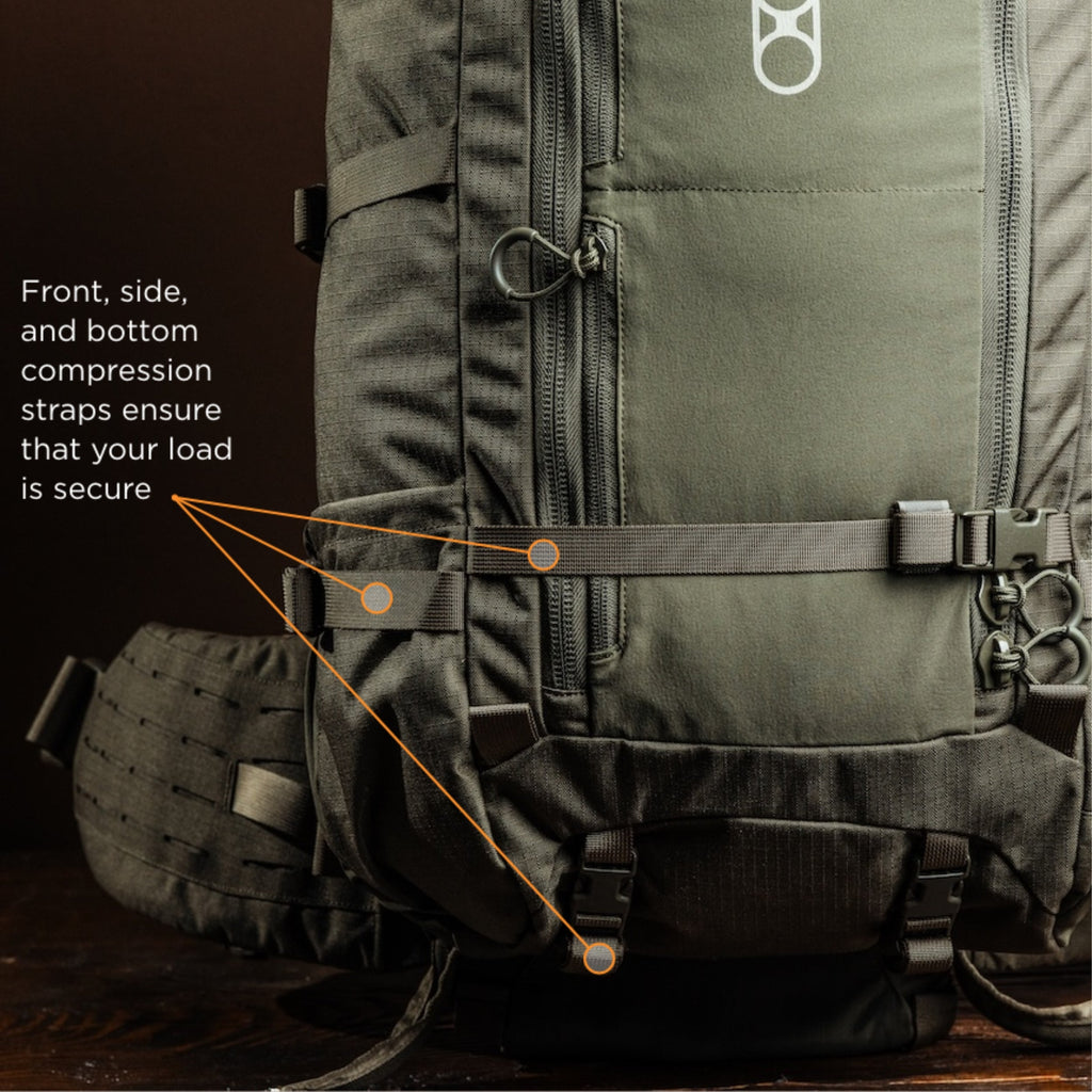 Eberlestock Brooks 7000 - Lightweight w/ EMOD Lid & Hydration Bladder Sleeve