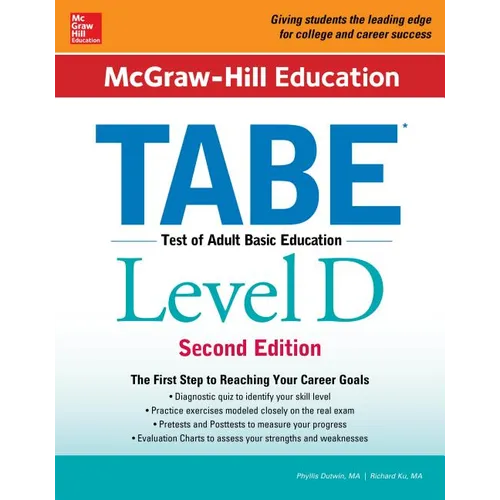 McGraw-Hill Education Tabe Level D, Second Edition - Paperback