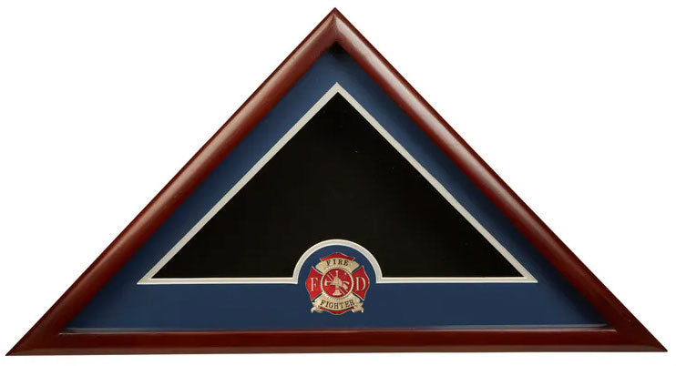 Fire Fighter Frame, Fire Fighter Flag Display Case - 5' x 9.5'.