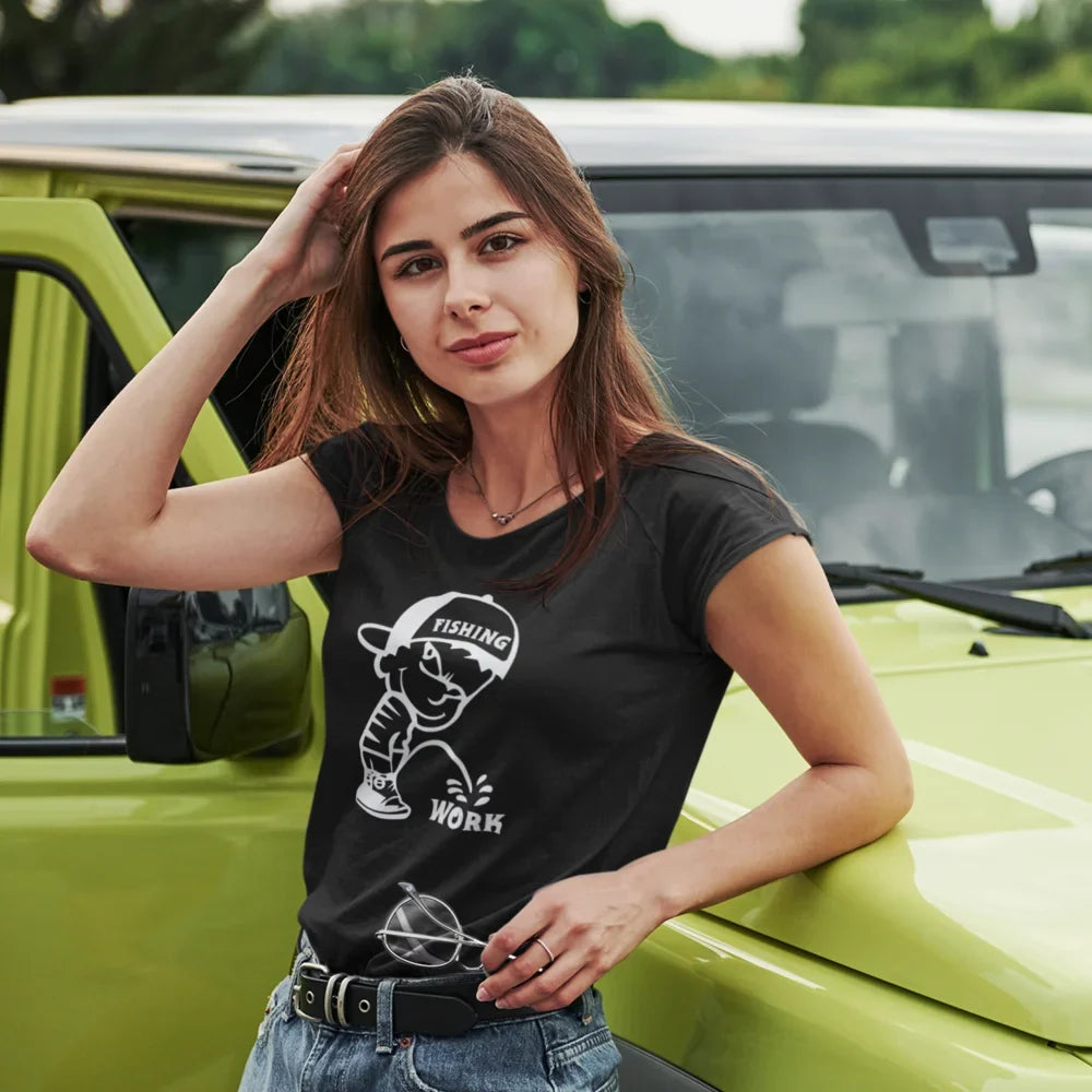 Fishing And Work T-Shirt for Women