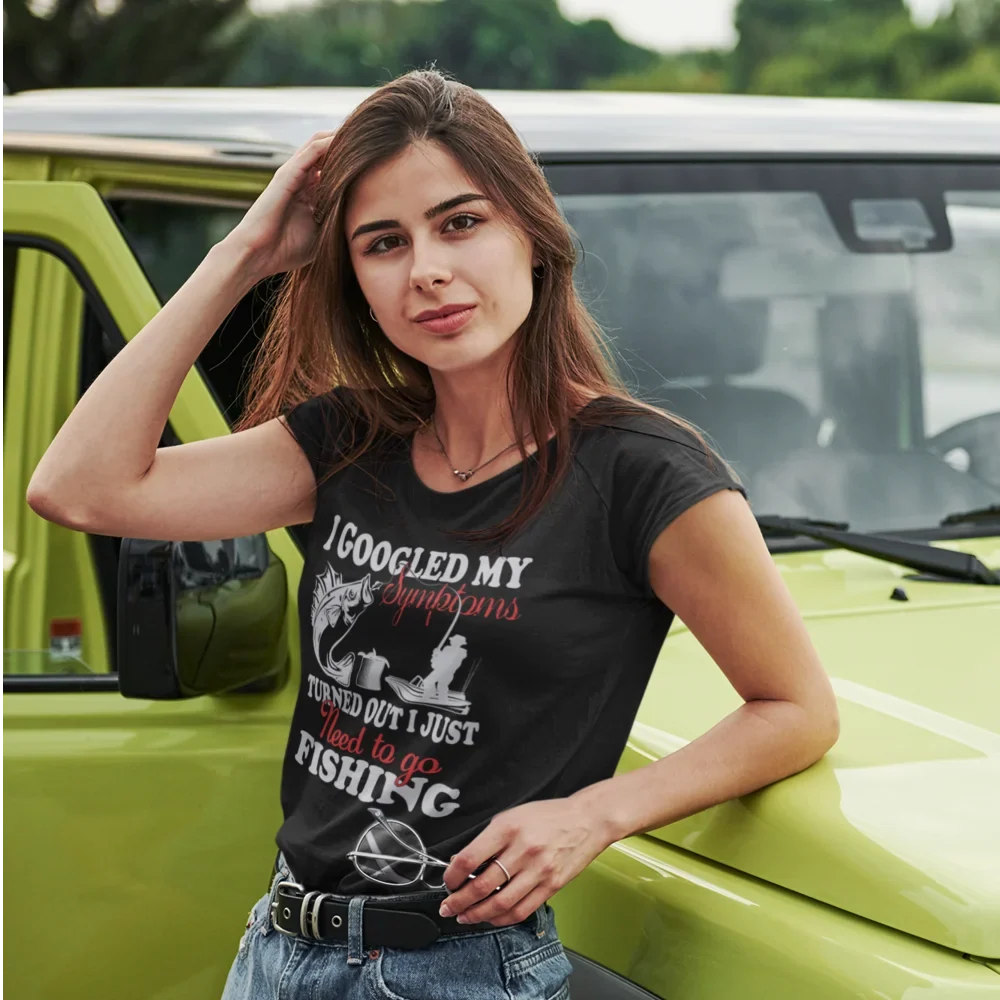 Fishing Symptoms T-Shirt for Women