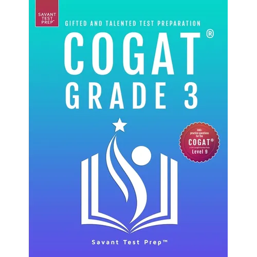 COGAT Grade 3 Test Prep - Paperback