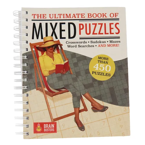 The Ultimate Book of Mixed Puzzles - Spiral