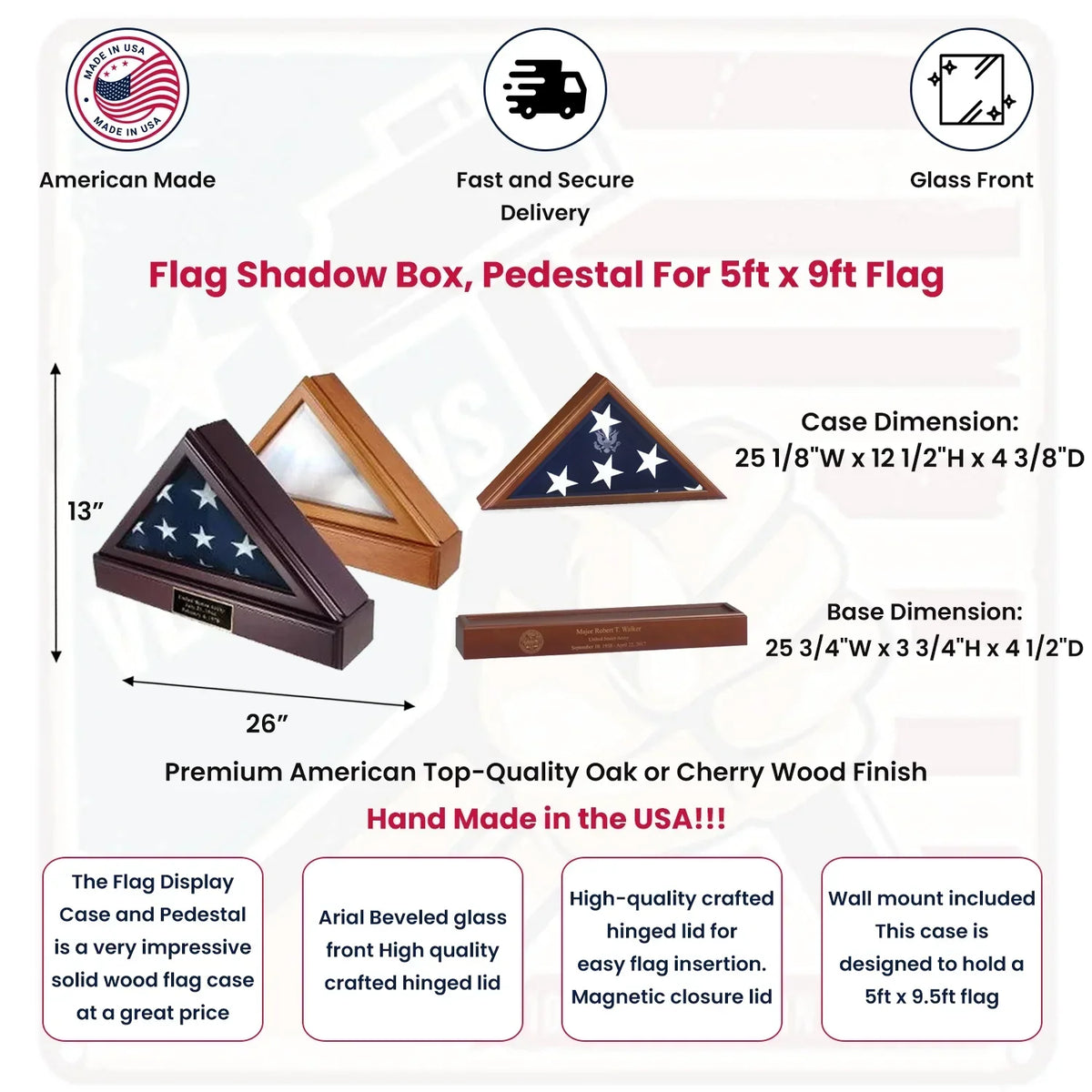 Flag Box, Flag Pedestal Box, Flag Boxes, FLAG BOX, Flag and Pedestal box, Glass boxe