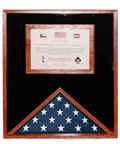 Flag Display Case.