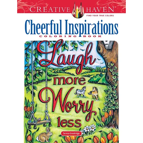 Creative Haven Cheerful Inspirations Coloring Book - Paperback