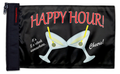 Happy Hour Martinis 12"x18" Forever Wave Flag for Jeep Wrangler JLU 4-Door 2018-Present