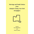 Marriage and Death Notices from Schuyler County, New York Newspapers