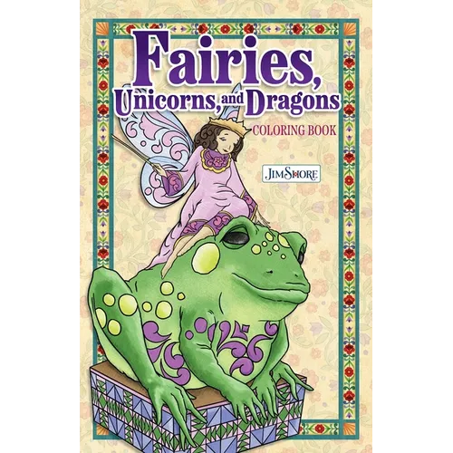 Jim Shore Fairies, Gnomes & Dragons Coloring Book - Paperback