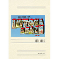 Vintage Lined Notebook Greetings from Daytona Beach, Florida - Paperback