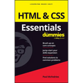 HTML & CSS Essentials for Dummies - Paperback