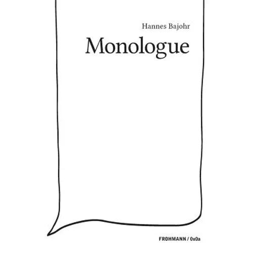 Monologue - Paperback