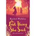 The Last Thing She Said - Paperback