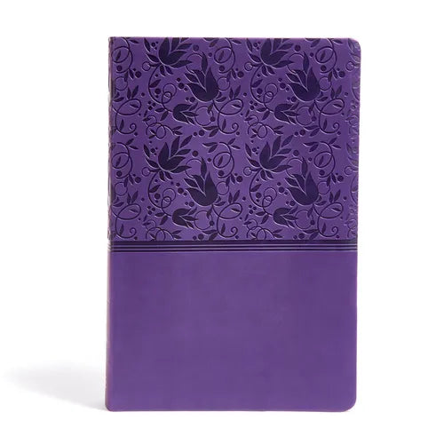 KJV Super Giant Print Reference Bible, Purple Leathertouch, Indexed - Imitation Leather