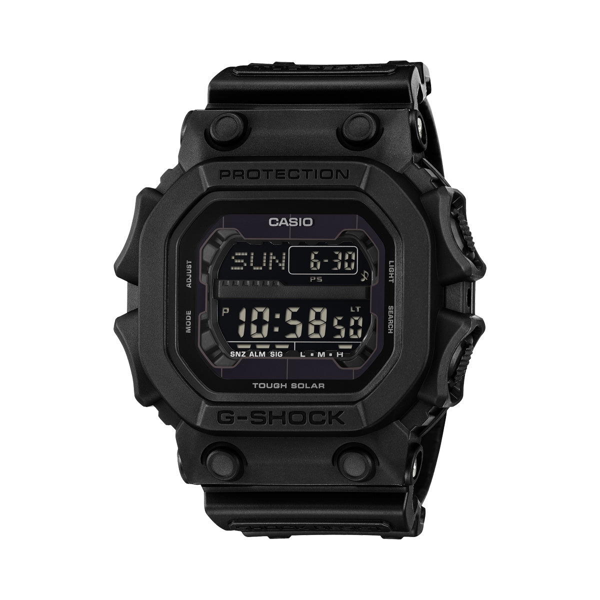 CASIO G-SHOCK Mod. THE KING XL - ALL BLACK - WHITE BACKLIGHT