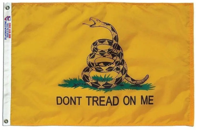 Gadsden Flag (Don't Tread on Me, Yellow) - Outdoor | Made in USA