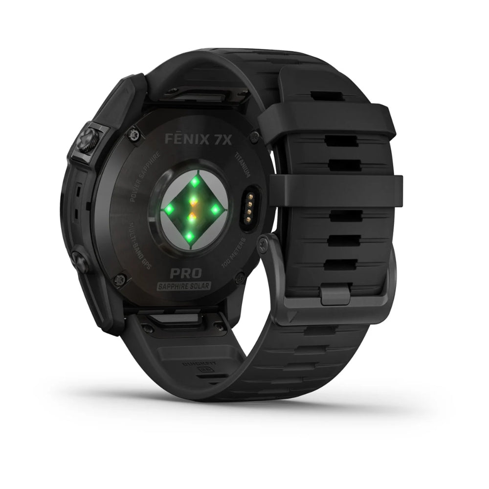 Garmin Fenix 7X Pro Solar Sapphire - Solar Powered Smartwatch w/ GPS & ECG