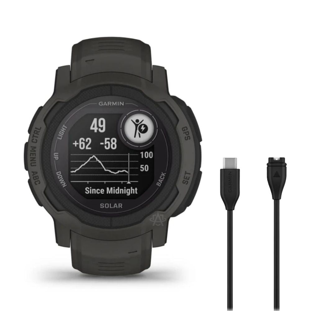 Garmin Instinct 2 Solar - Solar Smartwatch w/ SOS Detection