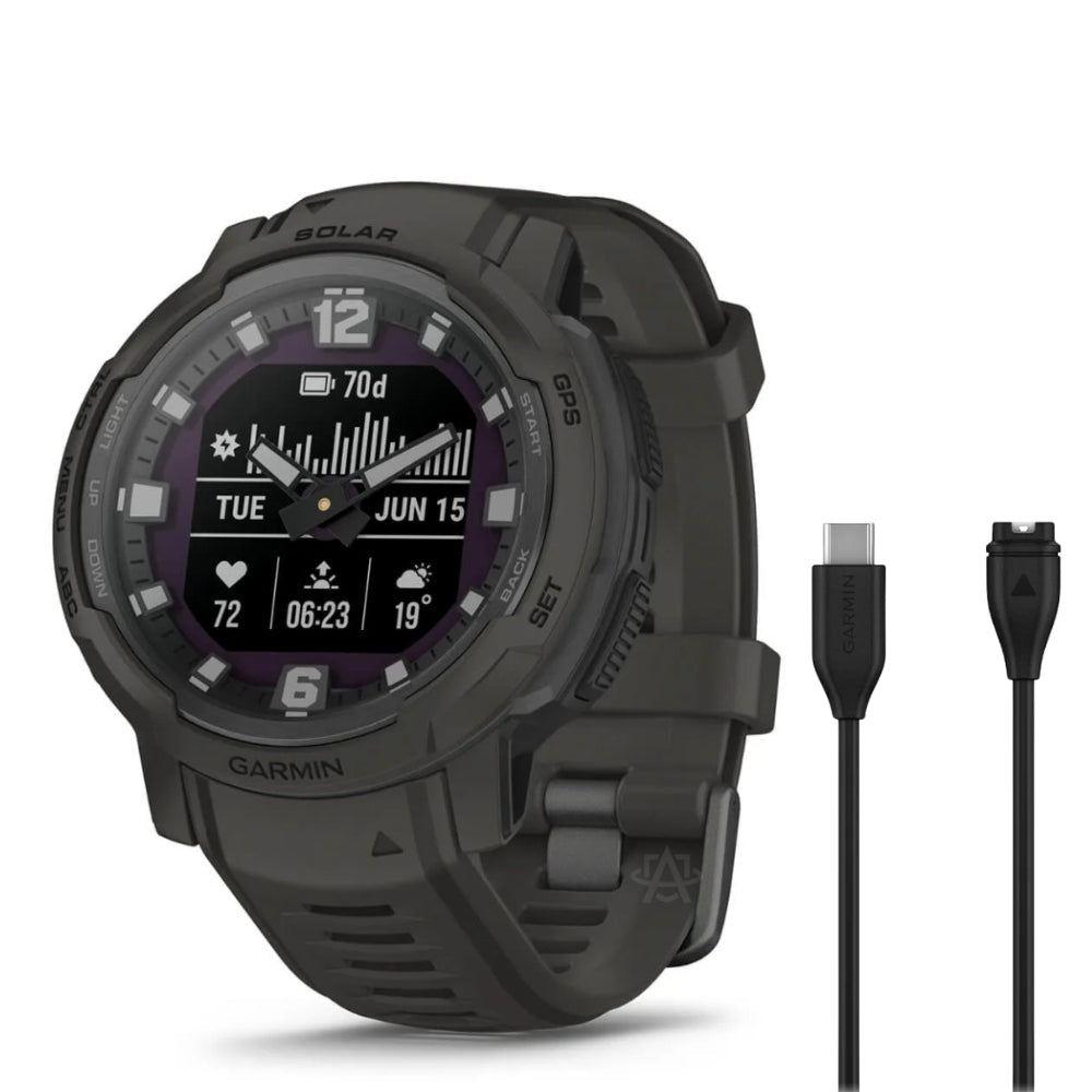 Garmin Instinct Crossover Solar - Hybrid Smartwatch w/ GPS