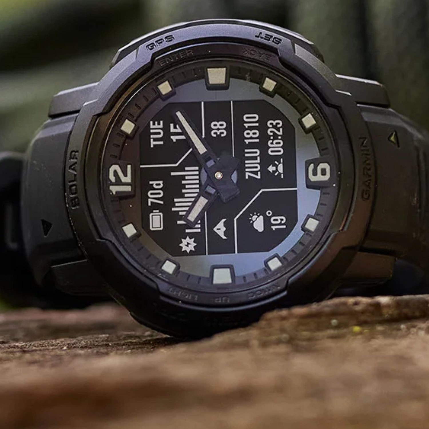 Garmin Instinct Crossover Solar - Hybrid Smartwatch w/ GPS