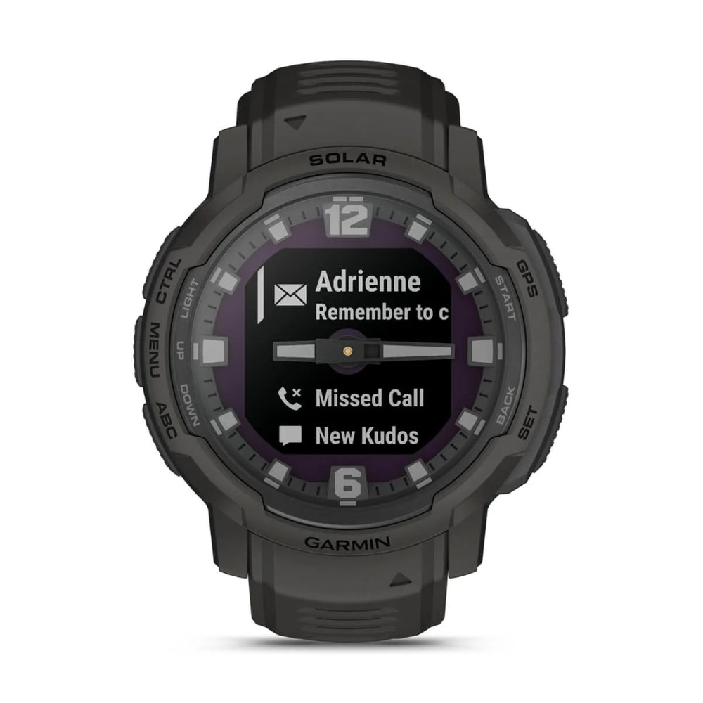 Garmin Instinct Crossover Solar - Hybrid Smartwatch w/ GPS