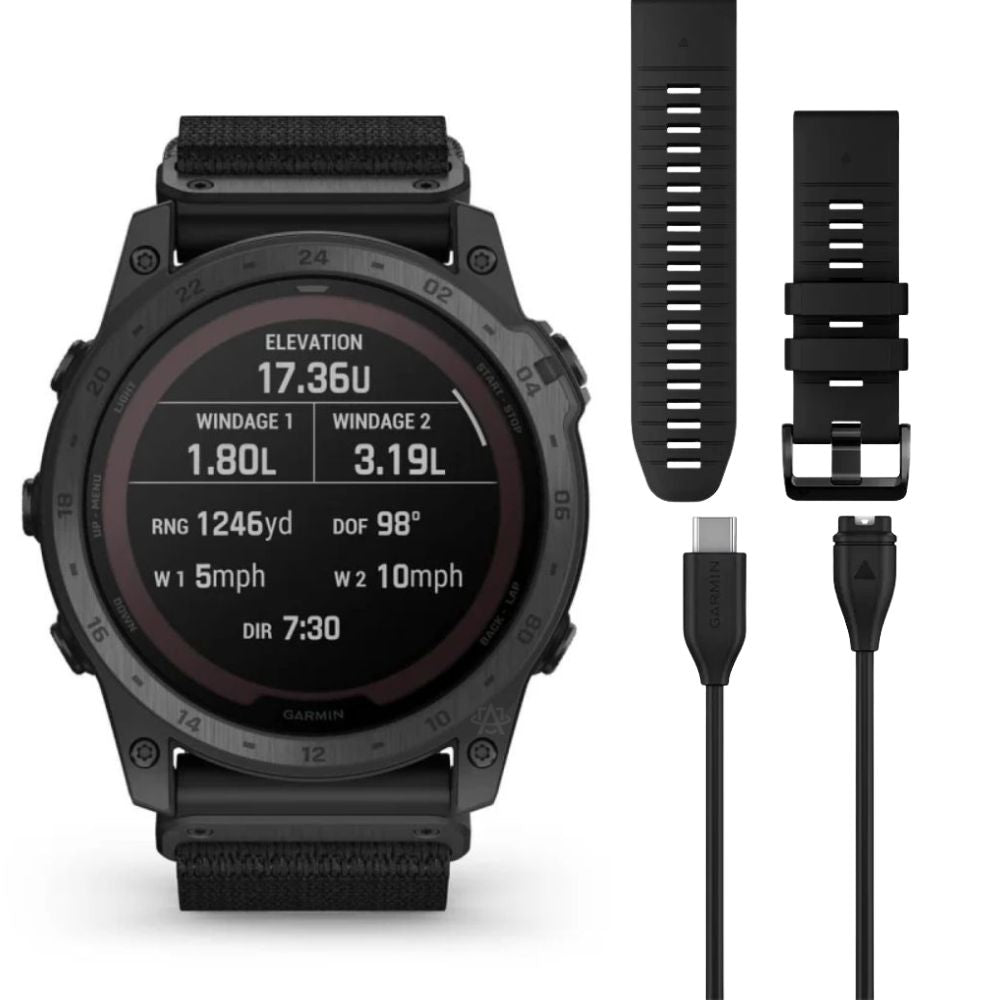 Garmin Tactix 7 Pro Ballistics - Ballistic Calculator & Unlimited Battery - (Upgraded to tactix 8 Elite)