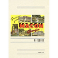 Vintage Lined Notebook Greetings from Macon - Paperback