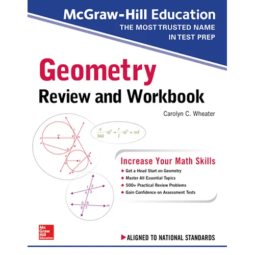 McGraw-Hill Education Geometry Review and Workbook - Paperback