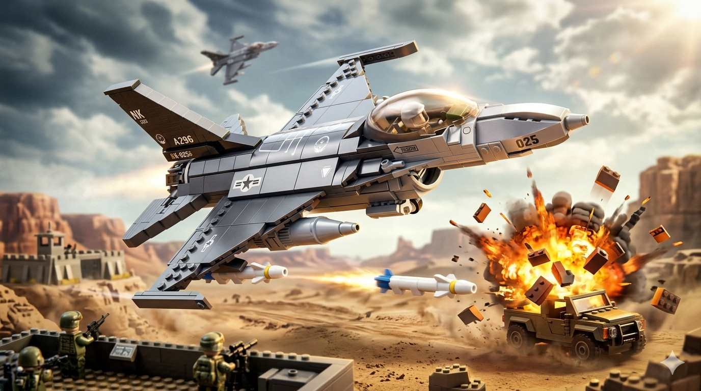 F-16C - Fighting Falcon Fighter - Mil-Blox